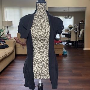 Black Dana Buchman Open Blouse